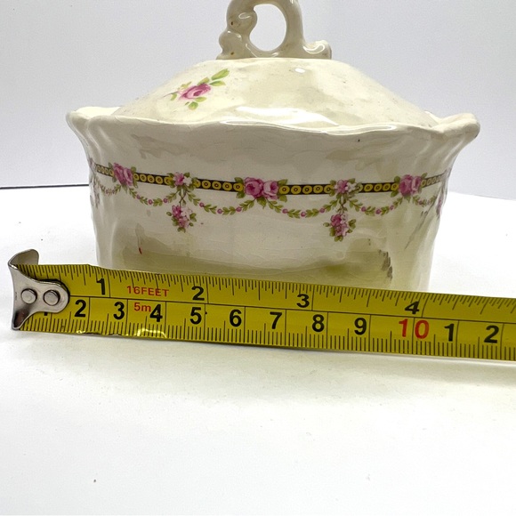 EMPRESS IRONSTONE STAFFORDSHIRE ENGLAND SUGAR BOWL - Picture 4 of 5